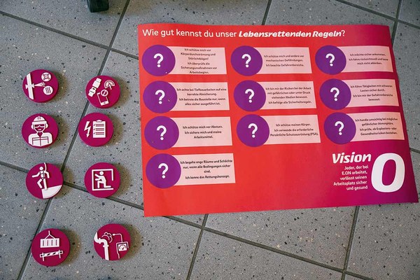 Plakat als Beispiel für eine gute Unterweisung