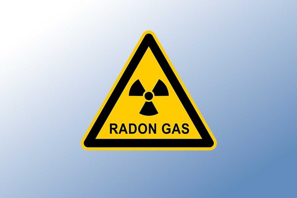 Warnzeichen Radon Gas