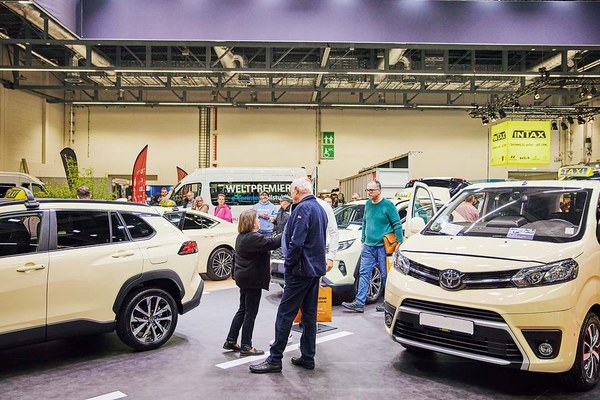 Blick auf die Taximesse